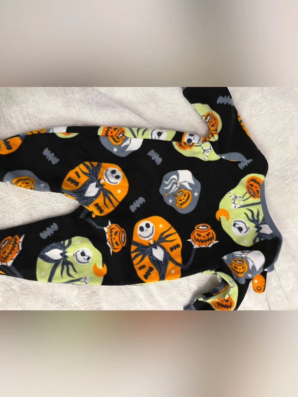 Disney Nightmare Before Christmas Footed Onesie -  size 18 month